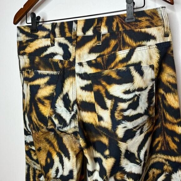 G-Star Raw Womens 5622 3D Mid Boyfriend Tiger Print Trouser Multicolor Size 29 - Picture 6 of 13